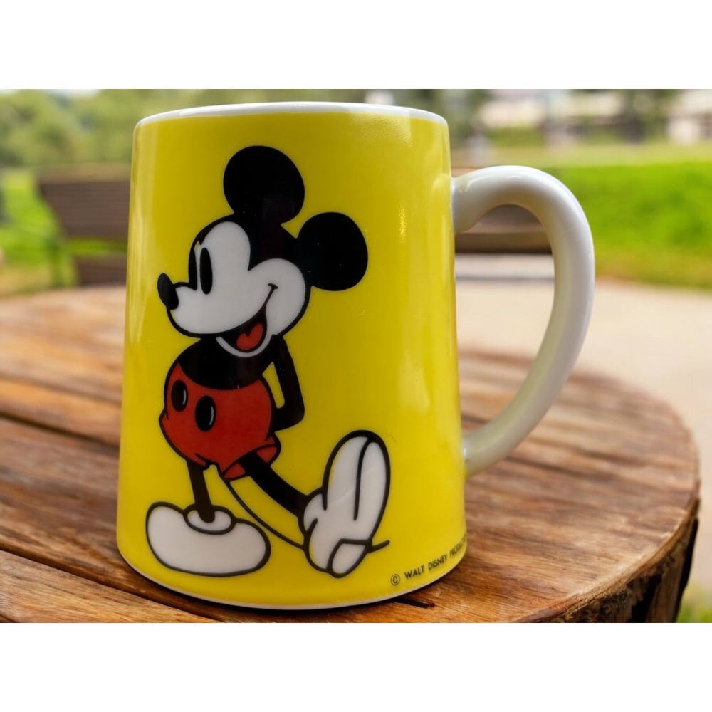 Vtg Disney Mickey Mouse Musical Coffee Mug Schmidt Bros Mickey‎ Mouse Club March